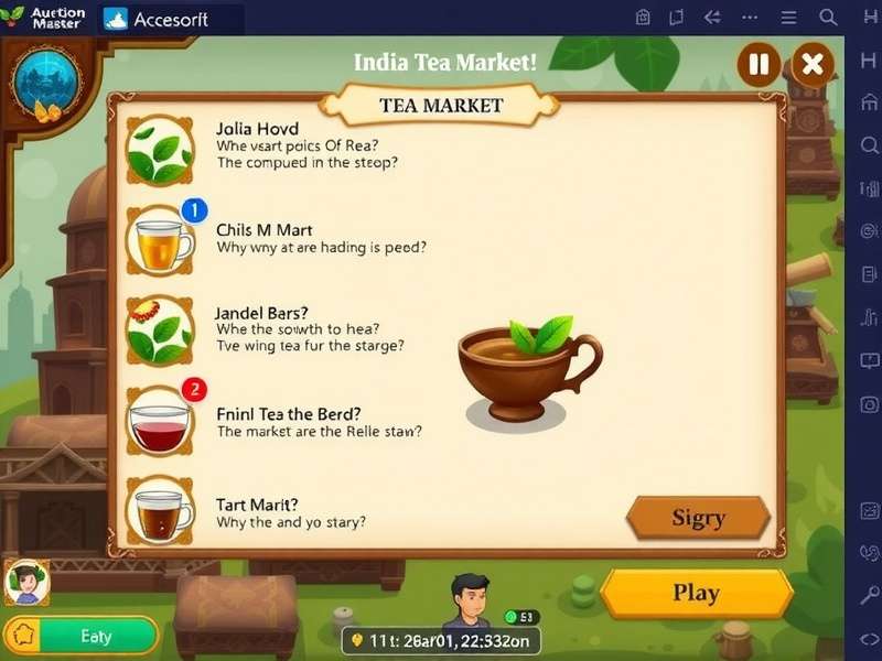 Tea Auction Master Indian players community discussion